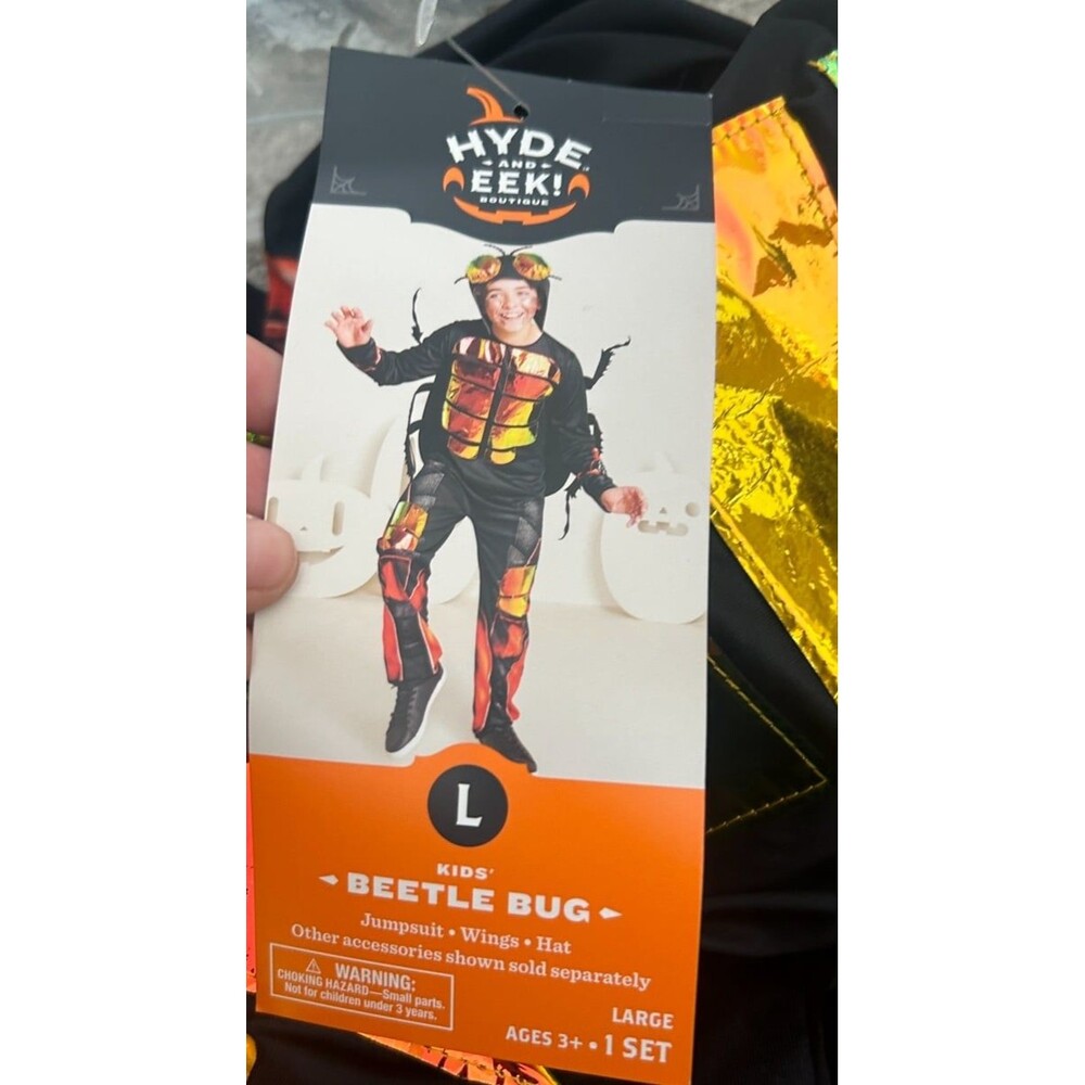 NWT Kids Large Beetle Bug Halloween Costume